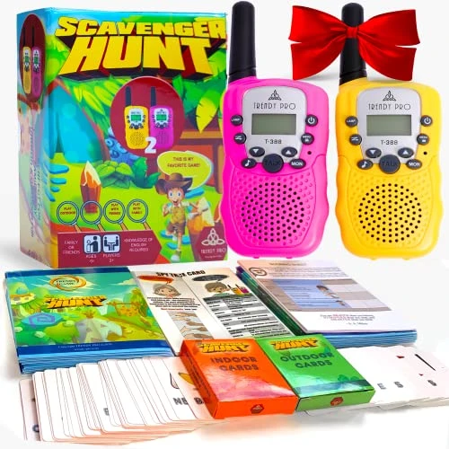 Scavenger Hunt Game For Kids - Walkie Talkies Outdoor Activities For Kids Camping Games For Families Outdoor Spy Kit For Kids Treasure Hunt Fun Outdoor Activities For Kids Board Games Girls Boys Teens 3 Scavenger Hunt Game For Kids - Walkie Talkies Outdoor Activities For Kids Camping Games For Families Outdoor Spy Kit For Kids Treasure Hunt Fun Outdoor Activities For Kids Board Games Girls Boys Teens