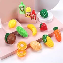 CUTE STONE Color Changing Play Kitchen Sink Toys, Children Electric Dishwasher Playing Toy With Running Water,Upgraded Real Faucet And Play Dishes,Pretend Play Kitchen Toys For Kids Boys Girls -Folkmanis Toys Shop 51Kh6NOga6L