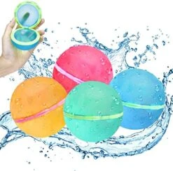 12 Pcs Reusable Water Balloons, Self Sealing Quick Fill, Water Bomb Splash Balls Rapid Fill Balloon With Storage Bag, Summer Toys Outdoor Games For Kids Adults Beach Pool Party 19 12 Pcs Reusable Water Balloons, Self Sealing Quick Fill, Water Bomb Splash Balls Rapid Fill Balloon With Storage Bag, Summer Toys Outdoor Games For Kids Adults Beach Pool Party -Folkmanis Toys Shop 51KntUALAOL. AC