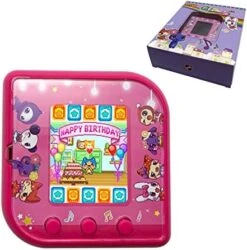 BETDET Pieces Virtual Electronic Digital Pets Keychain Game Keyring Electronic Toys Nostalgic Virtual Digital Pet Retro Handheld Game Machine 12.11 (Color : Purple) 19 BETDET Pieces Virtual Electronic Digital Pets Keychain Game Keyring Electronic Toys Nostalgic Virtual Digital Pet Retro Handheld Game Machine 12.11 (Color : Purple) -Folkmanis Toys Shop 51KptkrRnNL. AC