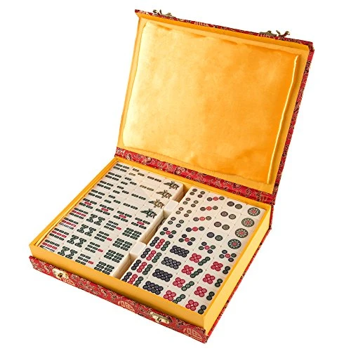 Hey! Play! Chinese Mahjong Game Set With 146 Tiles, Dice, And Ornate Storage Case For Adults, Kids, Boys And Girls 3 Hey! Play! Chinese Mahjong Game Set With 146 Tiles, Dice, And Ornate Storage Case For Adults, Kids, Boys And Girls