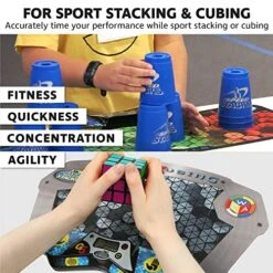 Speed Stacks | G5 Timer | Endorsed By Sport Stacking And Cubing Associations | Accuracy To 0.001 Seconds, Batteries Included 9 Speed Stacks | G5 Timer | Endorsed By Sport Stacking And Cubing Associations | Accuracy To 0.001 Seconds, Batteries Included -Folkmanis Toys Shop 51KtU4Zy61L