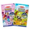 Melissa & Doug Take-Along Magnetic Jigsaw Puzzles Travel Toy 2-Pack Farm, Princesses 2 Melissa & Doug Take-Along Magnetic Jigsaw Puzzles Travel Toy 2-Pack Farm, Princesses -Folkmanis Toys Shop 51KvBBoVqIS