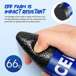 Rocket Launcher, 170 Feet Of Flight Altitude, Model Rocket Kits With Launch Set, Ultra-high Flying Rocket, Rocket Toy, Kids Outdoor Toys, Gift For Kids Ages 8-12 Children's Day Gift -Folkmanis Toys Shop 51KwkdGjUrL