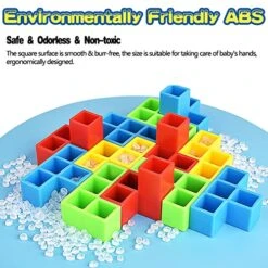 T'PUPU Tetra Tower Balancing Stacking Toys,Board Games For Kids & Adults,Tetris Balance Game Building Blocks,Perfect For Family Games, Parties, Travel -Folkmanis Toys Shop 51L1RU5dWmL