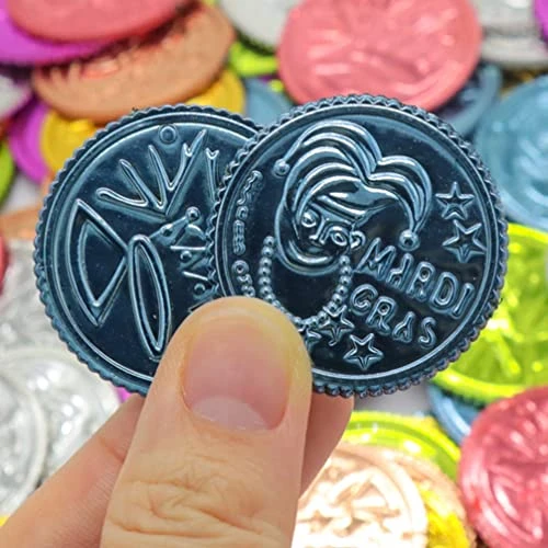 Playdo Plastic Game Coin Colored Pirate Coins Treasure Gems Jewelry Playset 100pcs Circus Clown Coin For Carnival Halloween Party Favor Style 3 Tots Toys 4 Playdo Plastic Game Coin Colored Pirate Coins Treasure Gems Jewelry Playset 100pcs Circus Clown Coin For Carnival Halloween Party Favor Style 3 Tots Toys - Image 2