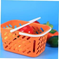 Mini Shopping Basket 3 Sets Shopping Basket Savings Basket Fruit Mini Kids Kids Shopping Pretend Shopping Basket Shopping Pretend Hamburger Pizza Cecilia Groceries Shopping -Folkmanis Toys Shop 51LG0CYqzOL