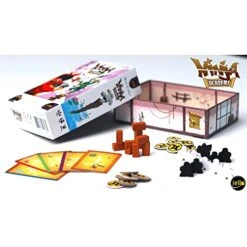 IELLO Ninja Academy - Mini Games, Kids & Family, Iello Games, Ages 8+, 3-5 Players, 20 Min -Folkmanis Toys Shop 51LG4meoGnL