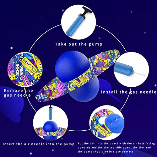 Anby Pogo Ball For Kids & Adults Up To 200lb, Balance Coordination Bouncing Pop Ball Cool Fun Challenging Fidget Toys Gifts For Boys Girls 6 Anby Pogo Ball For Kids & Adults Up To 200lb, Balance Coordination Bouncing Pop Ball Cool Fun Challenging Fidget Toys Gifts For Boys Girls - Image 4