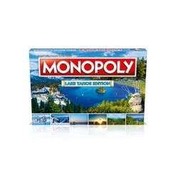 Lake Tahoe Monopoly Board Game, For 2 To 6 Players, Adults And Kids Ages 8 And Up, Buy, Sell And Trade Your Way To Success -Folkmanis Toys Shop 51LIZsMuBcL