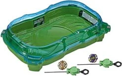 BEYBLADE Burst Turbo Slingshock Cross Collision Battle Set - Complete Set With Burst Beystadium, Battling Tops, & Launchers Game - Age 8+ -Folkmanis Toys Shop 51LL2ZTVEsL. AC