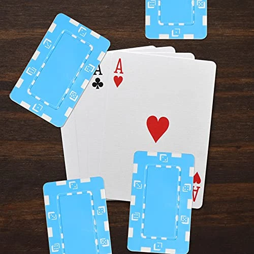 Jojofuny 20 Pcs Texas Mahjong Chip, Blank Props Rectangular Poker Markers Coins Board European Cut Game For And Gambling Party Favor Chips Style Toys Size Chips- Table Roker Plaques Plaque 4 Jojofuny 20 Pcs Texas Mahjong Chip, Blank Props Rectangular Poker Markers Coins Board European Cut Game For And Gambling Party Favor Chips Style Toys Size Chips- Table Roker Plaques Plaque - Image 2