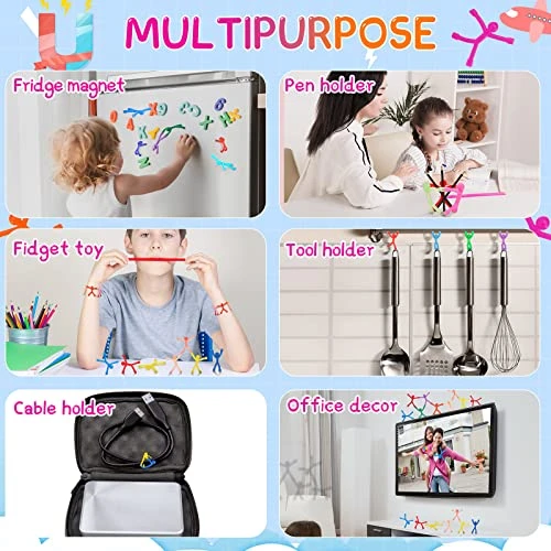 40 Pcs Magnet Mini Man Fridge Magnets Cute Rubber Men Refrigerator Magnet Set Colorful Flexible Humanoid Magnets Magnetic Toy Characters Fidget Toy For Art Crafts Fun Office 5 40 Pcs Magnet Mini Man Fridge Magnets Cute Rubber Men Refrigerator Magnet Set Colorful Flexible Humanoid Magnets Magnetic Toy Characters Fidget Toy For Art Crafts Fun Office - Image 3