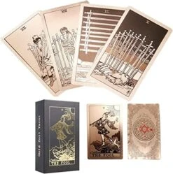 VOVCIG Tarot Cards With Guidebook Tarot Cards Deck Set,PVC Waterproof Tarot Cards Divination Tool For Beginners And Expert Readers(Rose Gold)… 25 VOVCIG Tarot Cards With Guidebook Tarot Cards Deck Set,PVC Waterproof Tarot Cards Divination Tool For Beginners And Expert Readers(Rose Gold)… -Folkmanis Toys Shop 51LVkUY9vL. AC