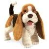 Folkmanis Basset Hound Hand Puppet , Brown, White, Black -Folkmanis Toys Shop 51LYEs0FThL