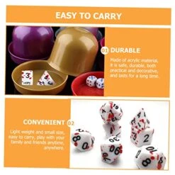 NOLITOY 28 Pcs Blood Splattered Dice D6 Dice Vintage Toys Metal Dice Halloween Dice Acrylic Gaming Dice Vampire The Masquerade Halloween Dice Set Portable Dice Set Board Game Accessory -Folkmanis Toys Shop 51LcDrxJ4yL