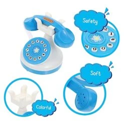 Alasum 5 Pcs Simulated Phone Retro Phone Boys' Accessories Miniatures Kids Toy Telephone Kids Pretend Phone Simulated Telephone Model Children Plaything Fake Telephone Toy Plaything Toy -Folkmanis Toys Shop 51Lf4jODlML