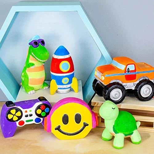 GENERIC Just My Style Paint Your Own Dino Squad With 6 Ceramics & 24 Paints 4 GENERIC Just My Style Paint Your Own Dino Squad With 6 Ceramics & 24 Paints - Image 2