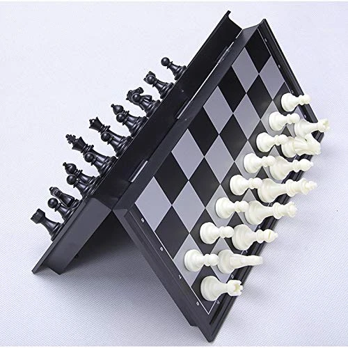 13 Inches Magnetic Travel Chess Set With Folding Chess Board For Beginner, Kids And Adults 4 13 Inches Magnetic Travel Chess Set With Folding Chess Board For Beginner, Kids And Adults - Image 2