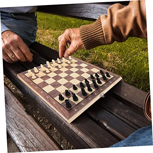 TOYANDONA 1 Set Chess Set Kids Play Set Travel Set Kids Suit Magnetic Toys Children Board Game Aldult Sticker Wooden Childrens Tylonal Checkers Backgammon Board Game Set 5 TOYANDONA 1 Set Chess Set Kids Play Set Travel Set Kids Suit Magnetic Toys Children Board Game Aldult Sticker Wooden Childrens Tylonal Checkers Backgammon Board Game Set - Image 3