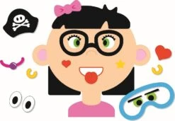 Goki Magnetic Game Funny Faces Girl Learning Toy -Folkmanis Toys Shop 51LuMvuEZPL