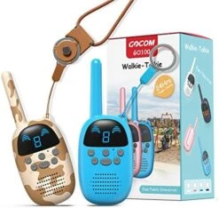 GOCOM Walkie Talkies For Kids, Kids Toys Handheld Child Gift Walky Talky, Two-Way Radio Boys & Girls Toys Age 3-12, For Indoor Outdoor Hiking Adventure Games 20 GOCOM Walkie Talkies For Kids, Kids Toys Handheld Child Gift Walky Talky, Two-Way Radio Boys & Girls Toys Age 3-12, For Indoor Outdoor Hiking Adventure Games -Folkmanis Toys Shop 51LuTdr2LL. AC
