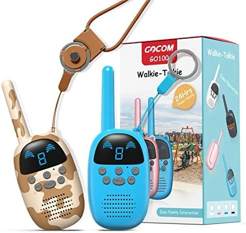GOCOM Walkie Talkies For Kids, Kids Toys Handheld Child Gift Walky Talky, Two-Way Radio Boys & Girls Toys Age 3-12, For Indoor Outdoor Hiking Adventure Games 8 GOCOM Walkie Talkies For Kids, Kids Toys Handheld Child Gift Walky Talky, Two-Way Radio Boys & Girls Toys Age 3-12, For Indoor Outdoor Hiking Adventure Games - Image 6