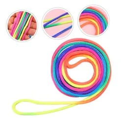 TOYANDONA Kidcraft Playset 5 Sets Colored Rope Stretchy Chinese Finger Cats Cradle String Game Finger Rope Game Hand Game Finger Strings Rope Desk Fabric Cooperate -Folkmanis Toys Shop 51Luqp4lvRL