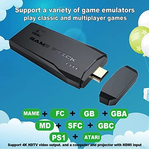 Retro Video Game Console With 10000+ Classic Fc Games, Dual 2.4G Wireless Game Controller, Support Hdmi Output Display Screen Connection,, Birthday Gift 6 Retro Video Game Console With 10000+ Classic Fc Games, Dual 2.4G Wireless Game Controller, Support Hdmi Output Display Screen Connection,, Birthday Gift - Image 4