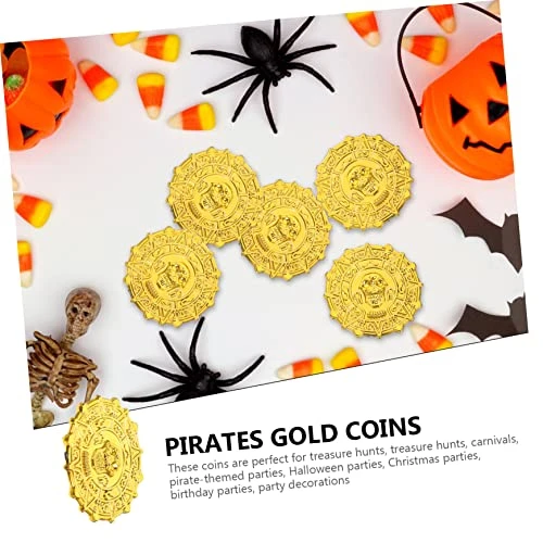 Toyvian 100pcs Pirate Simulated Coin Pirate Toy Plastic Coins Treasure Chest Toys Game Coins Mega Party Favors Simulation Treasure Coins Photography Pirates Coins Coins Gem Pirate Toys 6 Toyvian 100pcs Pirate Simulated Coin Pirate Toy Plastic Coins Treasure Chest Toys Game Coins Mega Party Favors Simulation Treasure Coins Photography Pirates Coins Coins Gem Pirate Toys - Image 4