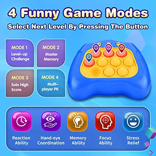 Handheld Fidget Games For Kids 6-12, Sensory Fidget Toys For Kids 8-12 Autism Sensory Toys Travel Games For Kids Ages 4-8, Birthday Gifts For 6 7 8 9 Year Old Boys Girls 4 Handheld Fidget Games For Kids 6-12, Sensory Fidget Toys For Kids 8-12 Autism Sensory Toys Travel Games For Kids Ages 4-8, Birthday Gifts For 6 7 8 9 Year Old Boys Girls - Image 2