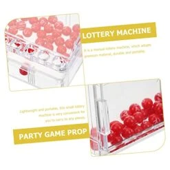Abaodam Lottery Tree 1 Set Analog Number Picker Number Toys Mini Dice Mini Decor Lottery Games Props Fortunate Picker Lottery Machine With Balls Lottery Picker Games Toys Plastic Lucky -Folkmanis Toys Shop 51M4XeCJBnL