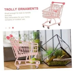 STOBOK 1pc Mini Supermarket Storage Mini Trolley Cart Dollhouse Desk Trinkets Furniture Dolly Desk Decorate Truck Shopping Cart Toddler Set With Wheels Pink Micro 13 STOBOK 1pc Mini Supermarket Storage Mini Trolley Cart Dollhouse Desk Trinkets Furniture Dolly Desk Decorate Truck Shopping Cart Toddler Set With Wheels Pink Micro -Folkmanis Toys Shop 51M5vFrI4VL