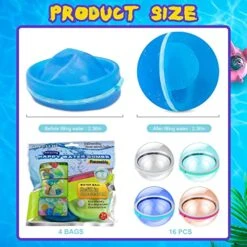 Reusable Water Balloons Quick Fill For Kids, Magnetic Latex-Free Silicone Water Ball With Mesh Bag, Self-Sealing Water Bomb For Kids Adults Outdoor Water Games Toy Summer Party Supplies(12 Pack) 10 Reusable Water Balloons Quick Fill For Kids, Magnetic Latex-Free Silicone Water Ball With Mesh Bag, Self-Sealing Water Bomb For Kids Adults Outdoor Water Games Toy Summer Party Supplies(12 Pack) -Folkmanis Toys Shop 51M7QraM7oL