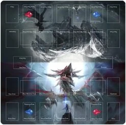 Sabermaster Card Rubber Mat - 2 Player, Square Playmat For Gamer 60x60cm/23.6x23.6inch (9) 30 Sabermaster Card Rubber Mat - 2 Player, Square Playmat For Gamer 60x60cm/23.6x23.6inch (9) -Folkmanis Toys Shop 51M9hQr82BL. AC