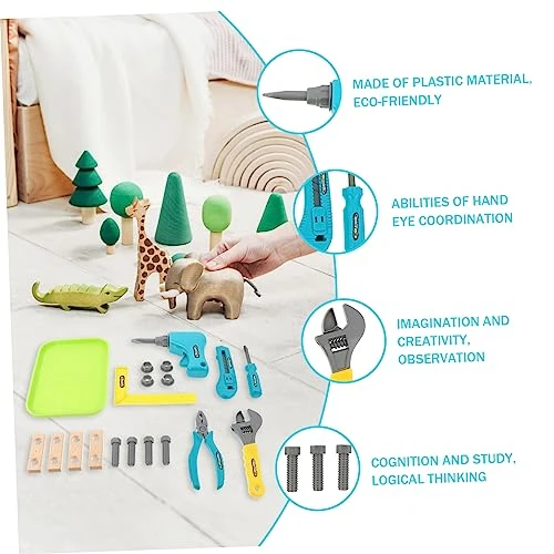 Indoor Playset 1 Set Simulation Tool Toys Tools For Toys Indoor Toy Portable Toy Repairing Tool Toy Kit Portable Toy Set Electric Drill Repair Tool Kidcraft Playset 6 Indoor Playset 1 Set Simulation Tool Toys Tools For Toys Indoor Toy Portable Toy Repairing Tool Toy Kit Portable Toy Set Electric Drill Repair Tool Kidcraft Playset - Image 4