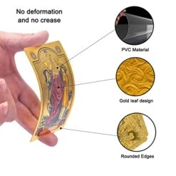 KIINO Tarot Cards 78 Luxury Gold Foil Tarot Deck With Guide Book Tarot PVC Durable Waterproof Wrinkle Resistant Tarot Cards For Beginners And Professional Player Tarot Deck With Box Tarot Gold Plated 12 KIINO Tarot Cards 78 Luxury Gold Foil Tarot Deck With Guide Book Tarot PVC Durable Waterproof Wrinkle Resistant Tarot Cards For Beginners And Professional Player Tarot Deck With Box Tarot Gold Plated -Folkmanis Toys Shop 51MIYTl51xL