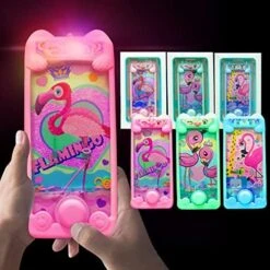 KOIJUMP Handheld Water Ring Toss Games,3 Packs,Travel Toys,Road Trip Essentials Kids,Retro Toys,Game Aqua Toy For Kids And Adults (Ocean) -Folkmanis Toys Shop 51MJHIJ7S8L. AC