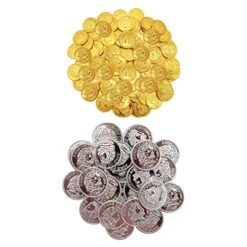 Toyvian Kids Toys Kids Toys Kids Toys Kids Toys Kid Toys 400 Pcs Pirate Treasure Golden Game Coins Plastic Coins Gold Treasure Coins Coins Plastic Gold Kids Toys Kid Toys Kid Toys Kid Toys Kid Toys -Folkmanis Toys Shop 51MSqmG2U5L