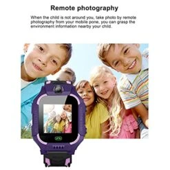 Children's Smart Watch For Girl Boy, Built-in Puzzle Game Voice Chat Alarm Clock Camera Weather Christmas Birthday Gift For 3-12 Years Kids (Purple) -Folkmanis Toys Shop 51MVmcWj3hL