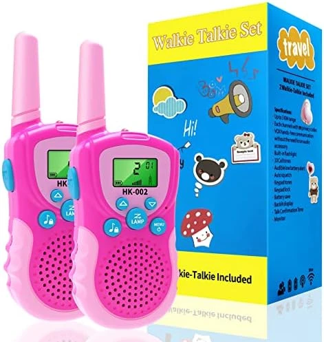 Walkie Talkie For Kids, Toys For 3-14 Year Old Children's, 2 Pack Kids Walkie Talkies 22 Channels 2 Way Radio With Backlit LCD Flashlight, 3 KMs Long Range Gift For Outside, Camping, Hiking 8 Walkie Talkie For Kids, Toys For 3-14 Year Old Children's, 2 Pack Kids Walkie Talkies 22 Channels 2 Way Radio With Backlit LCD Flashlight, 3 KMs Long Range Gift For Outside, Camping, Hiking - Image 6