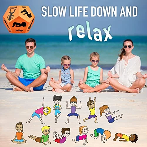 Covelico Fun Kids Yoga - Yoga Cards For Kids And Yoga Dice For Kids - Physical Education Equipment And Classroom Exercises - Yoga Games For Children, Kids Fitness 4 Covelico Fun Kids Yoga - Yoga Cards For Kids And Yoga Dice For Kids - Physical Education Equipment And Classroom Exercises - Yoga Games For Children, Kids Fitness - Image 2