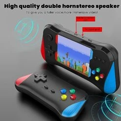 Handheld Game Console For Kids Adults,3.5'' LCD Screen Preloaded 500 Classic Video Games With Rechargeable Battery - Support 2 Players And TV Connection Ideal Gift For Kids Aldults -Folkmanis Toys Shop 51MkKI9H55L