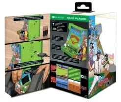 My Arcade All Star Stadium Nano Player- Fully Portable Mini Arcade Machine With 207 Retro Games, 2.4" Screen, Green, Small -Folkmanis Toys Shop 51Mm5F0o7tL