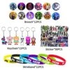 UINE 86 Pcs Game Party Favor, Game Party Decorations Include Wristband Brooch Keychain Sticker, For Game Themed Party Favors 1 UINE 86 Pcs Game Party Favor, Game Party Decorations Include Wristband Brooch Keychain Sticker, For Game Themed Party Favors -Folkmanis Toys Shop 51Mn2EBkroL