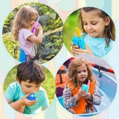 HyDren 8 Pack Kids Walkie Talkies Toys, Outdoor Toys For Boys Girls, 22 Channels 3 Miles Range Rechargeable 3-12 Year Old Girls Birthday Christmas Party Gifts -Folkmanis Toys Shop 51N0hIhrfXL