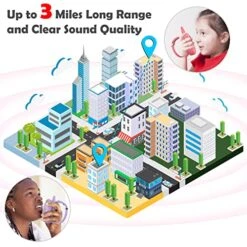 Qniglo Kids Walkie Talkies 3 Pack Rechargeable Wrist Walkie Talkies For Kids Long Range, Perfect Outdoor Kids Toys Gifts For 3+ Years Old Boys Girls For Camping Hiking Adventures -Folkmanis Toys Shop 51N4dV6Rx2L