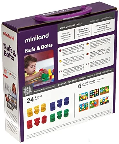 Miniland Nuts & Bolts Learning Playset 3 Miniland Nuts & Bolts Learning Playset