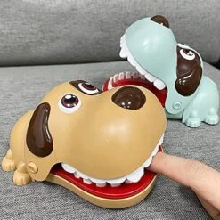Plastic Finger Bites Toy Dinosaur Dog Hippo Shaped Biting Finger Game, Adults Kids Funny Finger Games Desktop Interactive Trick Toy For Home Party (Green) -Folkmanis Toys Shop 51NITAeTm4L. AC