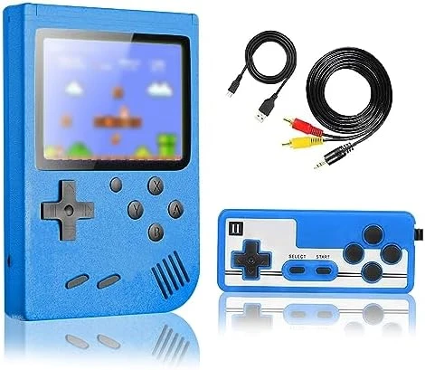 Portable Game Console Handheld Game Console For Kids Adults Buit-in 400 Classic Retro Video Games With Wired Handle Support Connect To TV-B 10 Portable Game Console Handheld Game Console For Kids Adults Buit-in 400 Classic Retro Video Games With Wired Handle Support Connect To TV-B - Image 8